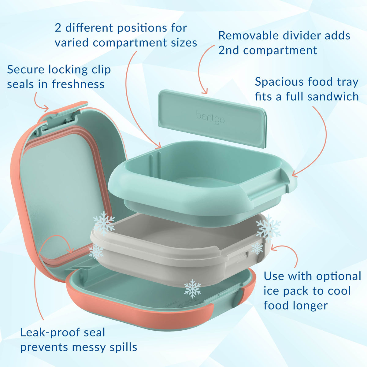 Bentgo Chill Mini Lunch Box (2-Pack)